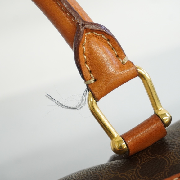 Auth Celine Macadam Boston Bag Women's PVC Boston Bag Brown - Picture 6 of 14